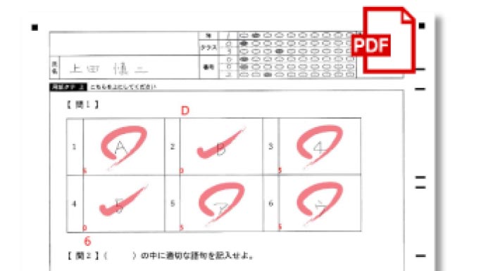 採点結果PDF