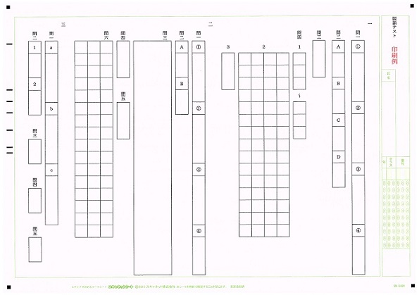 デジタル採点サンプル