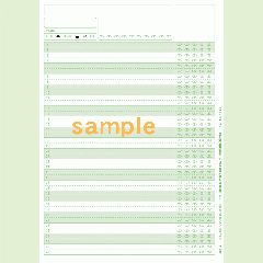 SN-0011　B5アンケートシート40問5択