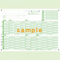 SN-0414　A4マークシート番号200問3択4択アルファベット(大)_特