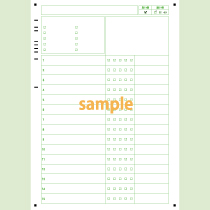 SN-0503 A4チェックマークシート15問5択