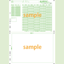 SN-0468　A4横マーク記述混在シート100問5択年クラス番号