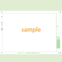 SN-0424　A3横フリーフォーマットシート年クラス番号