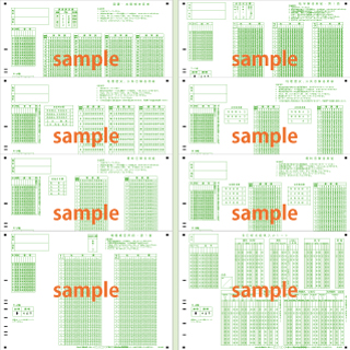 【26年9月上旬より販売開始】SN-DP003　共通テスト対応マークシート13枚パック