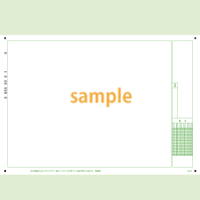 SN-0447　A3横フリーフォーマットシート番号